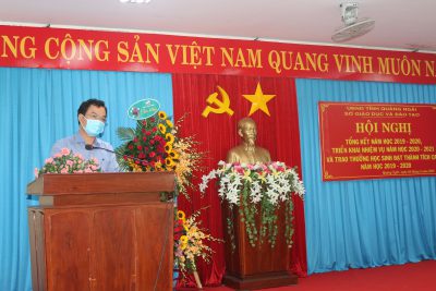 Tổng kết năm học và trao thưởng học sinh đạt thành tích cao năm học 2019-2020